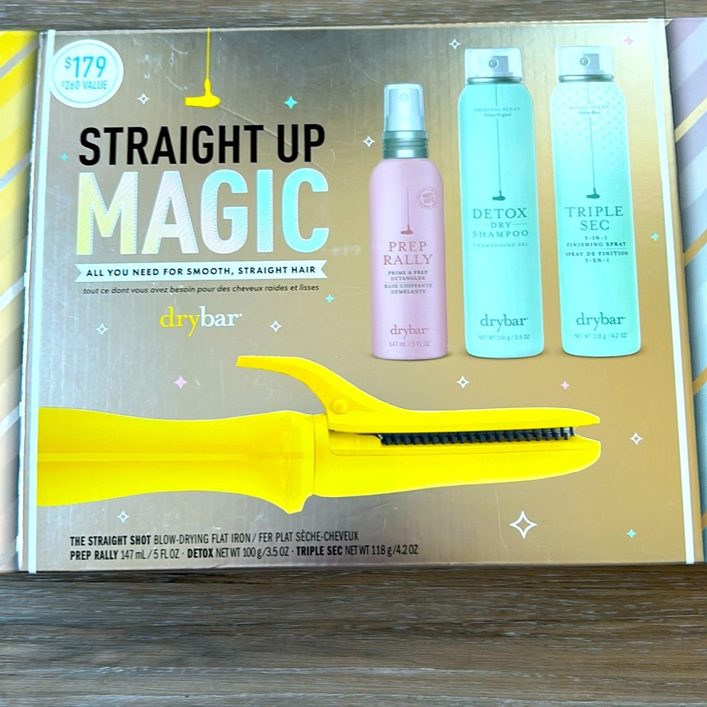 Dry Bar The Straight Shot Blow Drying Flat Iron Magic bundle